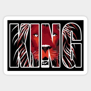 Lion - King of the animals Sticker